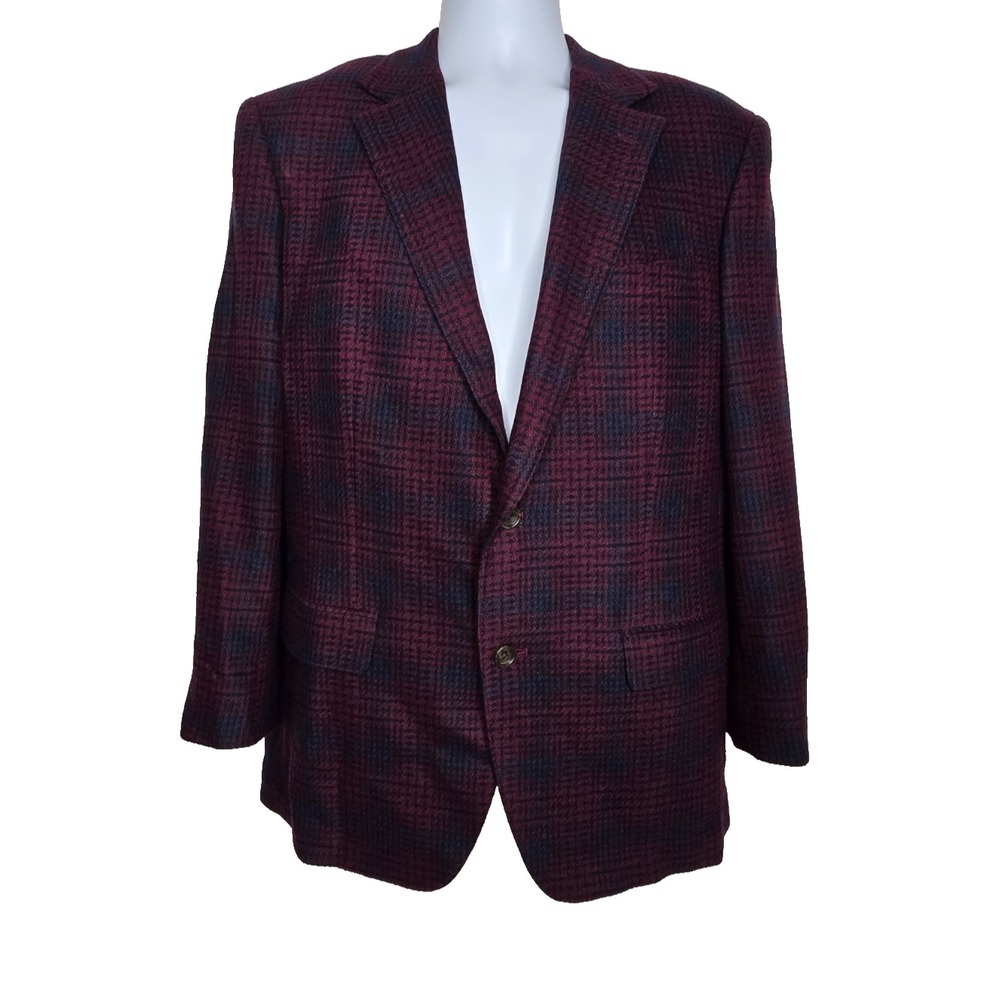 Bonobos Leomaster Capritex Standard Fit Blazer Sport Coat Men's 42R Burgundy